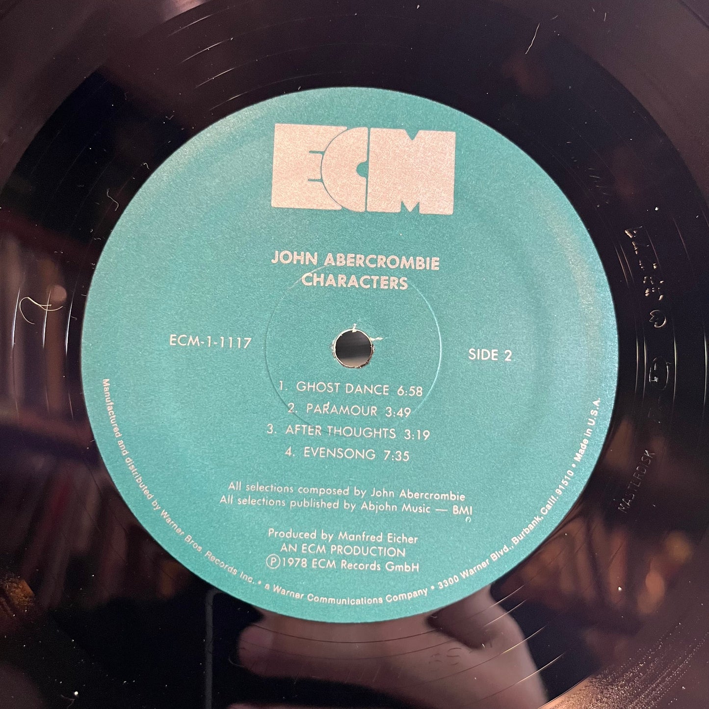 John Abercrombie - Characters (VINYL) | Near Mint (NM) Near Mint (NM)-