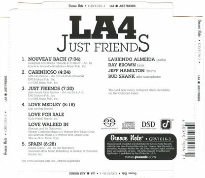 LA4 - Just Friends (SACD) | Near Mint (NM) Excellent+ (EX+)-