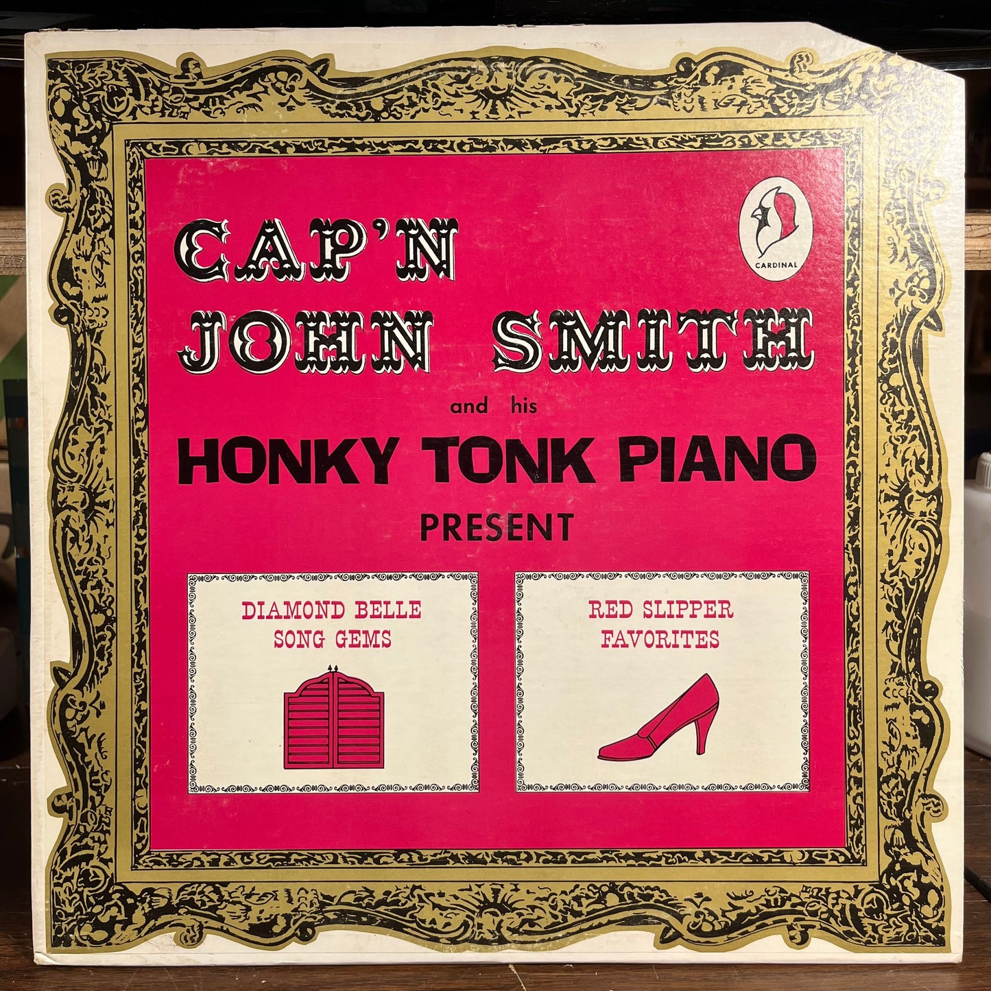 CAP'N JOHN SMITH - *SIGNED* Diamond Belle Songs Gems & Red Slipper Favorites (VINYL) | Near Mint (NM or M-)-