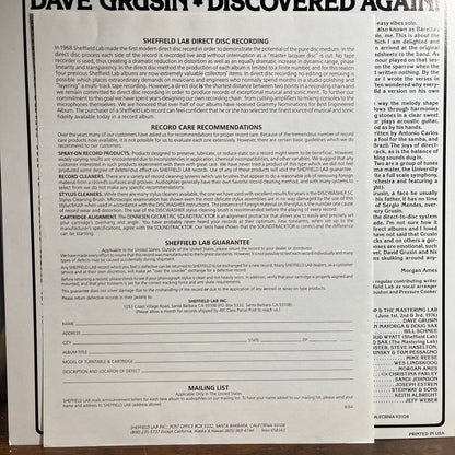 Dave Grusin - Discovered Again! (VINYL) | Near Mint (NM) Excellent+ (EX+)-