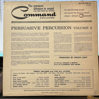 Terry Snyder And The All Stars - Persuasive Percussion Volume 2 (VINYL) | Near Mint (NM) Excellent (EX)-