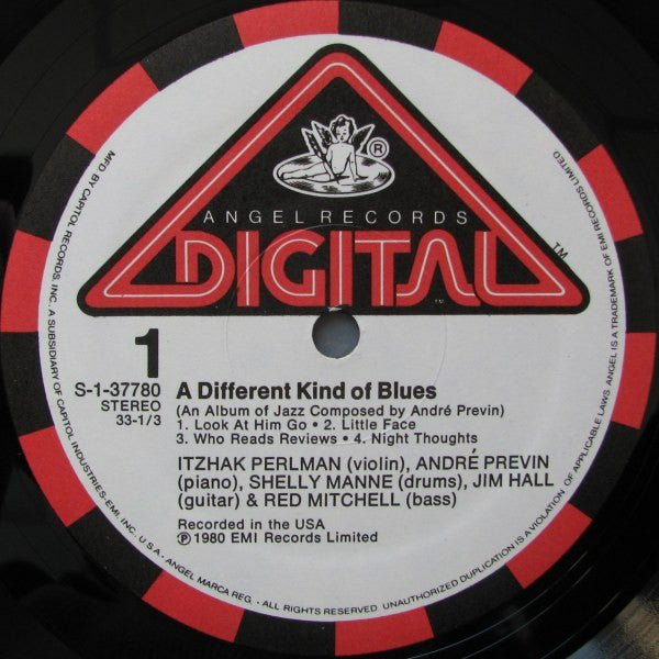 Itzhak Perlman - A Different Kind Of Blues (An Album Of Jazz Composed By André Previn) | Near Mint (NM) Near Mint (NM)-