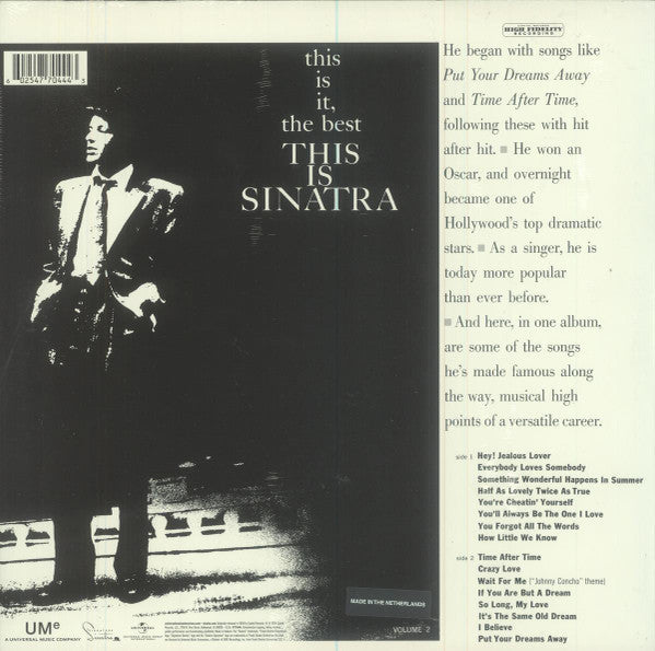 Frank Sinatra - This Is Sinatra Volume Two (VINYL) | Near Mint (NM) Near Mint (NM)-