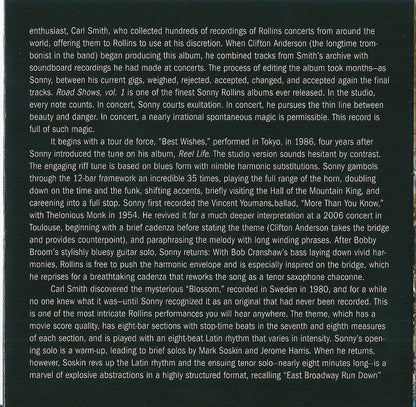 Sonny Rollins - Road Shows, Vol. 1 (CD) | Near Mint (NM) Near Mint (NM)-