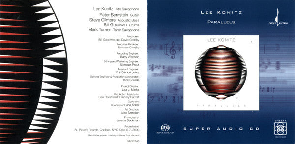 Lee Konitz - Parallels (SACD) | Near Mint (NM) Excellent+ (EX+)-