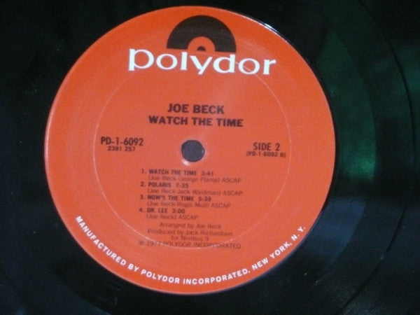 Joe Beck - Watch The Time | Very Good (VG)-