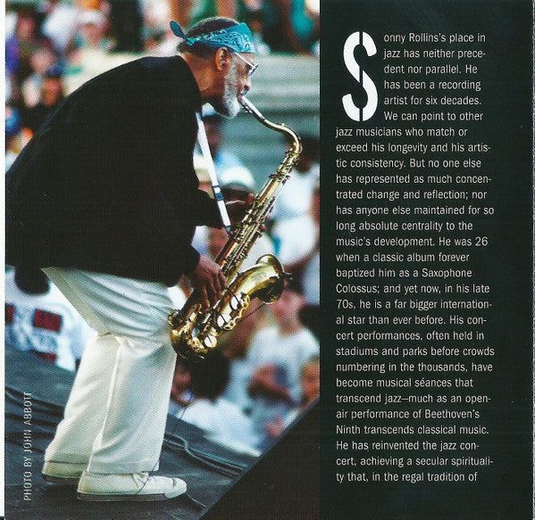 Sonny Rollins - Road Shows, Vol. 1 (CD) | Near Mint (NM) Near Mint (NM)-