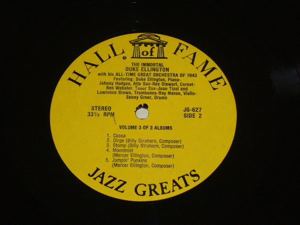 Duke Ellington - The Immortal Duke Ellington Volume 3 Of 3 Albums | Near Mint (NM) Near Mint (NM)-