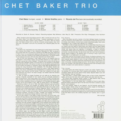 Chet Baker Trio - Mr. B (TRANSLUCENT BLUE)*DISCOUNTED* | Near Mint (NM or M-) Excellent (EX)-