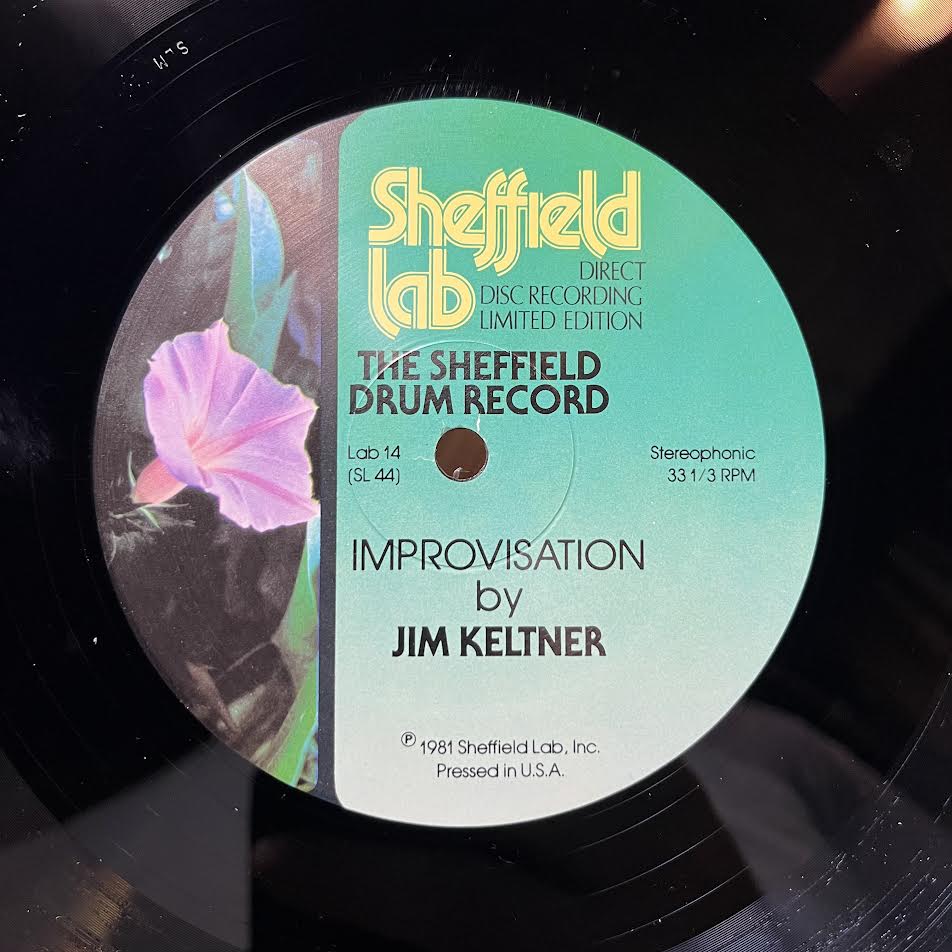 Jim Keltner - The Sheffield Drum Record ( VINYL) | Near Mint (NM) Near Mint (NM)-