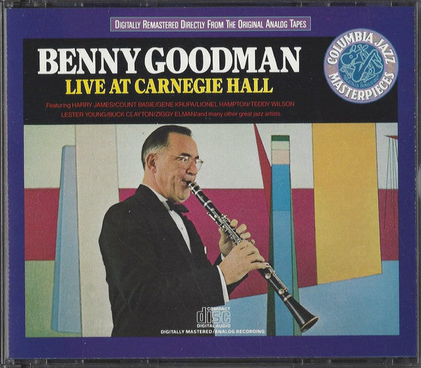 Benny Goodman - Live At Carnegie Hall (2xCD) | Near Mint (NM) Near Mint (NM)-