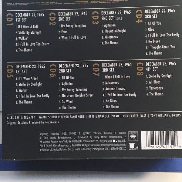 Miles Davis - The Complete Live At The Plugged Nickel 1965 (8x CD BOX SET WITH BOOKLET) | Near Mint (NM) Near Mint (NM)-