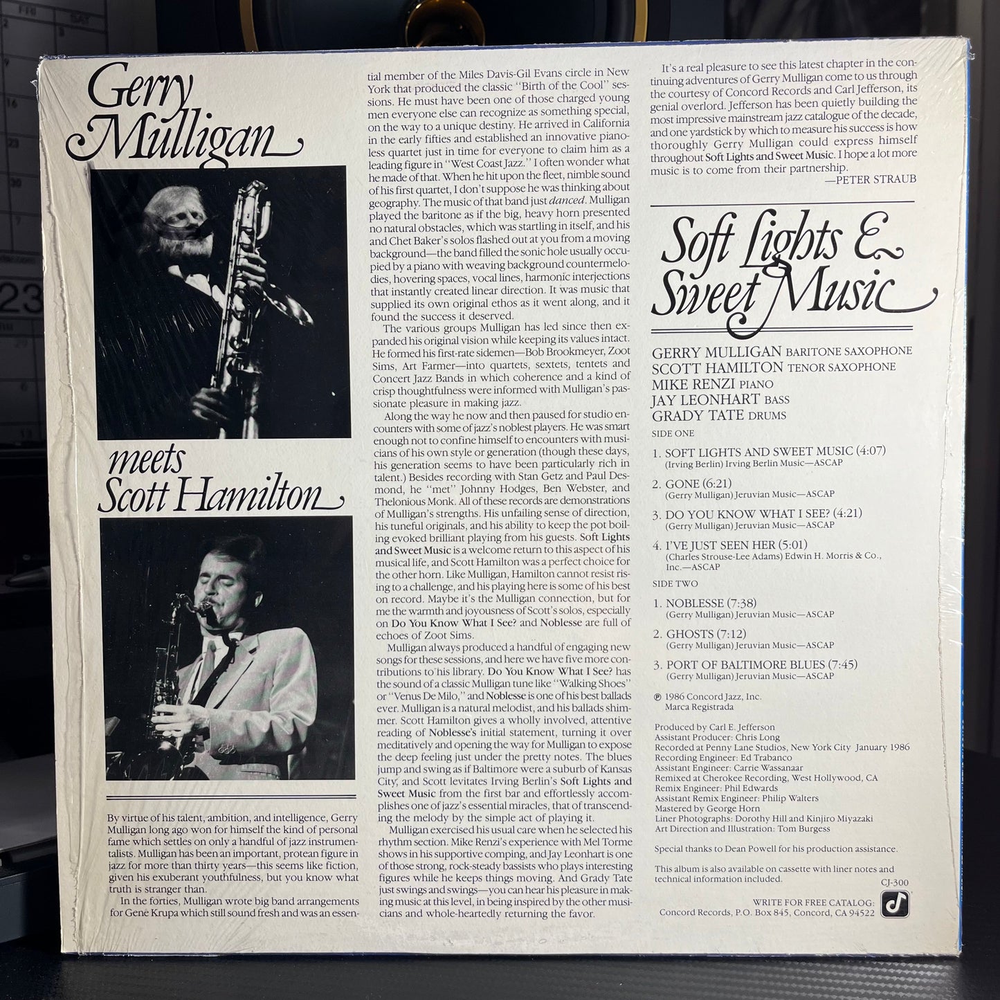 Gerry Mulligan - Soft Lights & Sweet Music | Near Mint (NM) Mint (M)-