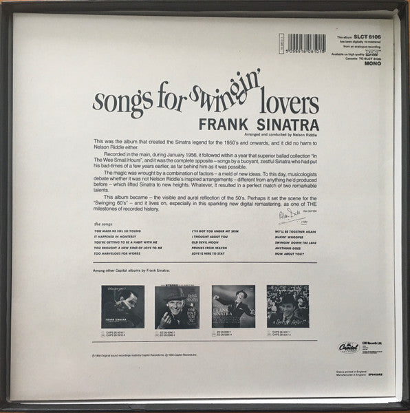 Frank Sinatra - The Capitol Years (20xVINYL BOX) | Near Mint (NM or M-) Very Good (VG)-