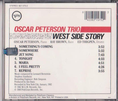 The Oscar Peterson Trio - West Side Story (CD)) | Near Mint (NM) Near Mint (NM)-