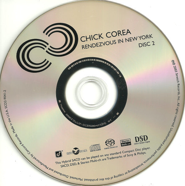 Chick Corea - Rendezvous In New York (SACD) | Near Mint (NM) Very Good Plus (VG+)-