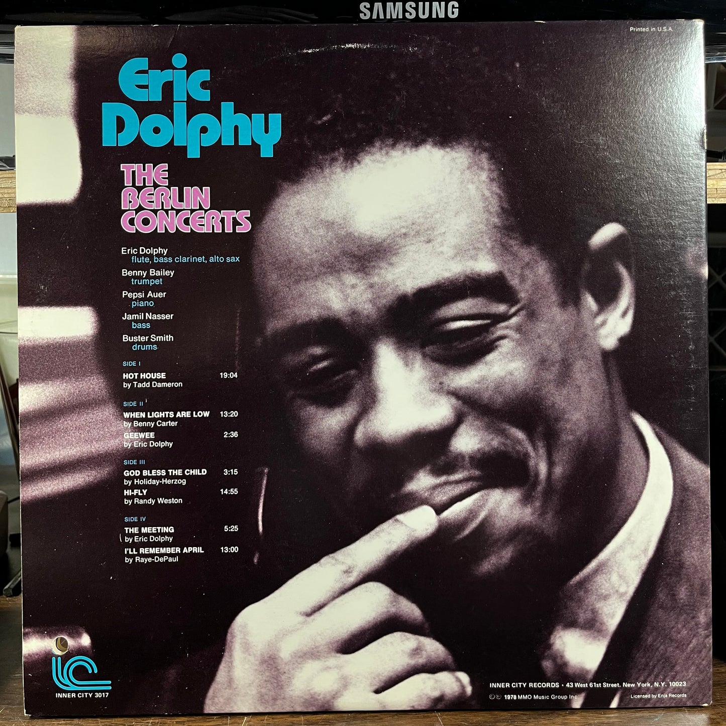 Eric Dolphy - The Berlin Concerts (2xLP) | Near Mint (NM) Excellent+ (EX+)-