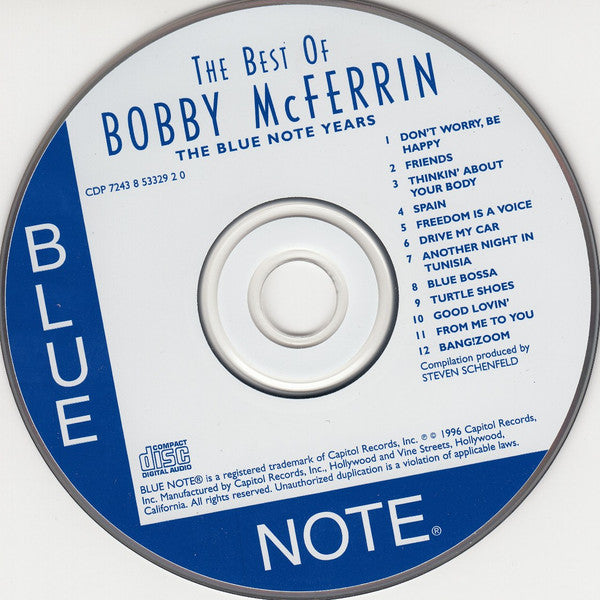 Bobby McFerrin - The Best Of Bobby McFerrin (CD) | Near Mint (NM) Near Mint (NM)-