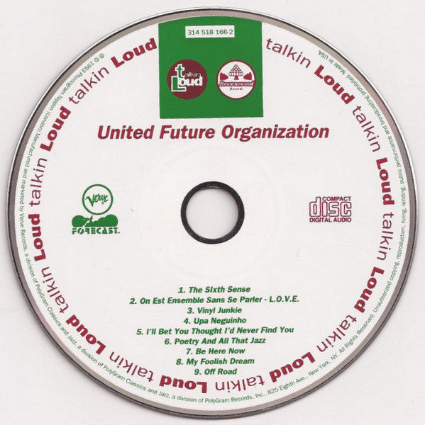 United Future Organization - United Future Organization CD) | Near Mint (NM) Near Mint (NM)-