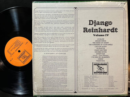 Django Reinhardt - Django Reinhardt: Volume IV (VINYL) | Near Mint (NM) Near Mint (NM)-