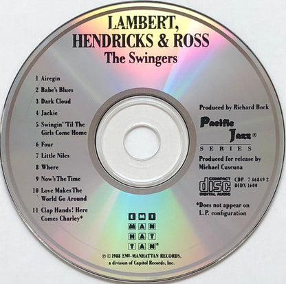 Lambert, Hendricks & Ross - The Swingers! (CD) | Near Mint (NM) Near Mint (NM)-