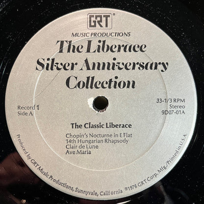 Liberace - The Liberace Silver Anniversary Collection (5x VINYL BOXSET GRT ‎– 9D07) | USED Near Mint (NM or M-) Excellent (EX)-