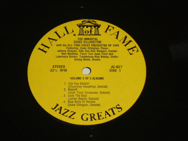 Duke Ellington - The Immortal Duke Ellington Volume 3 Of 3 Albums | Near Mint (NM) Near Mint (NM)-