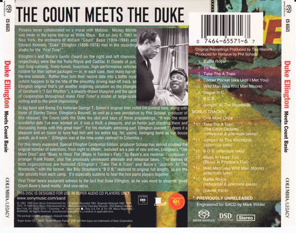 Duke Ellington - First Time! The Count Meets The Duke (SACD) | Near Mint (NM or M-)-