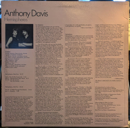 Anthony Davis (2) - Hemispheres (VINYL) | Near Mint (NM) Near Mint (NM)-