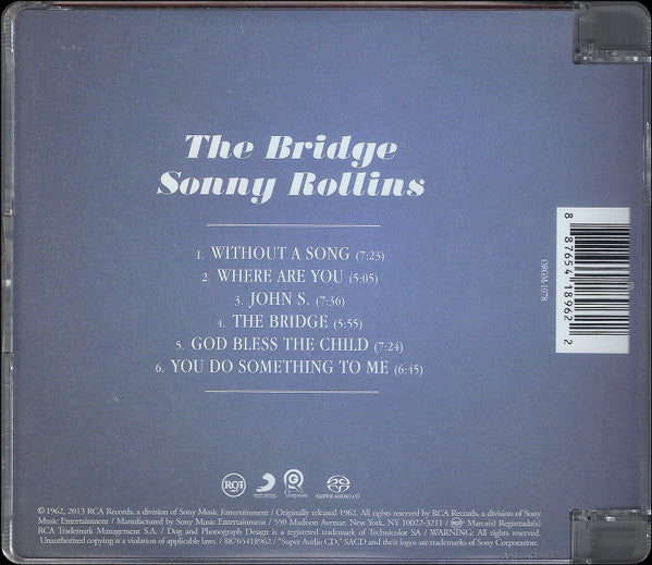 Sonny Rollins - The Bridge (SACD) | Near Mint (NM) Near Mint (NM)-