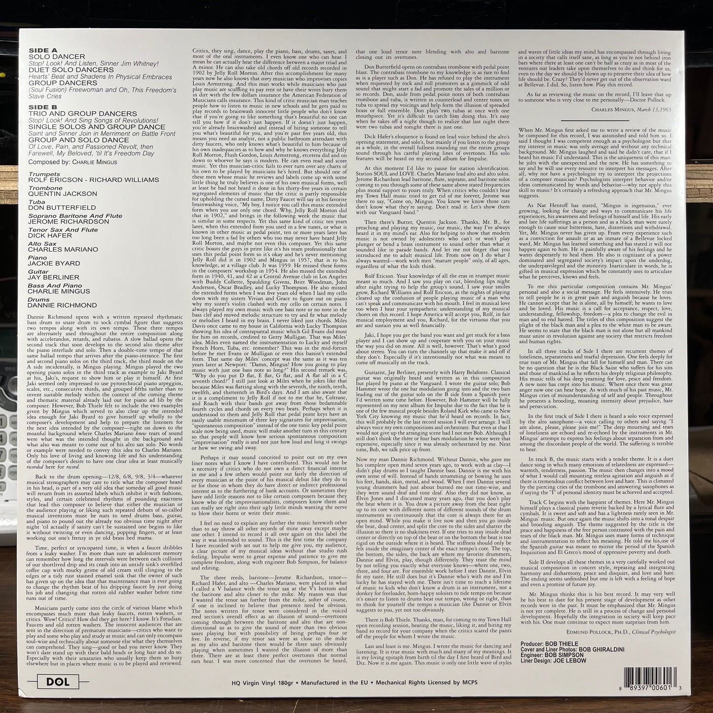 Charles Mingus - The Black Saint And The Sinner Lady (VINYL) | Near Mint (NM) Near Mint (NM)-