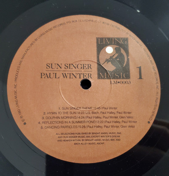 Paul Winter (2) - Sun Singer *SHRINK* | Near Mint (NM) Near Mint (NM)-