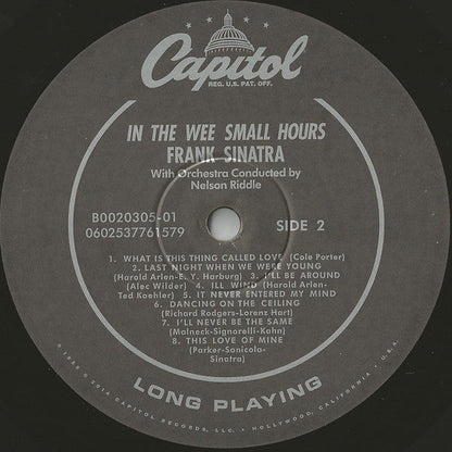 Frank Sinatra - In The Wee Small Hours (VINYL) | Near Mint (NM) Near Mint (NM)-