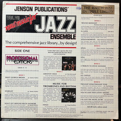 Various - New Music For Jazz Ensemble Vol. VII (VINYL LP JENSON PUBLICATIONS INC. JP-2900 1982) | USED Near Mint (NM or M-) Excellent+ (EX+)-