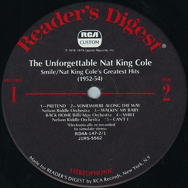 Nat King Cole - The Unforgettable | Near Mint (NM) Near Mint (NM)-