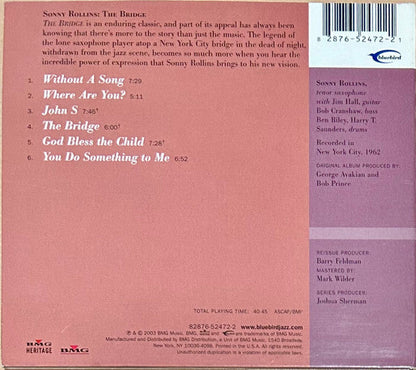 Sonny Rollins - The Bridge (CD) | Near Mint (NM) Excellent+ (EX+)-