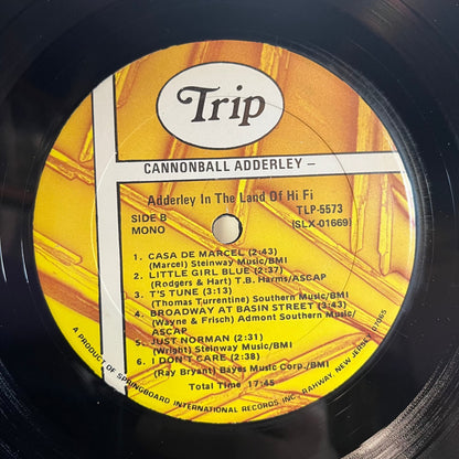 Cannonball Adderley - In The Land Of Hi-Fi (LP) | Near Mint (NM) Near Mint (NM)-