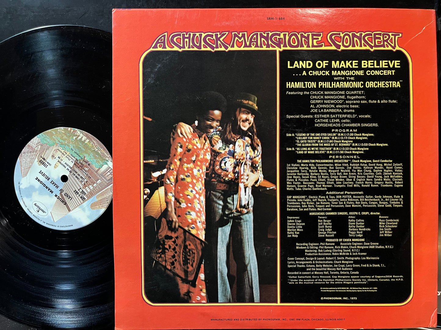 Chuck Mangione - Land Of Make Believe... A Chuck Mangione Concert (VINYL) | Near Mint (NM) Excellent+ (EX+)-