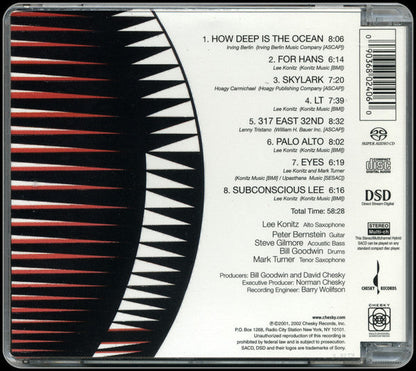 Lee Konitz - Parallels (SACD) | Near Mint (NM) Excellent+ (EX+)-