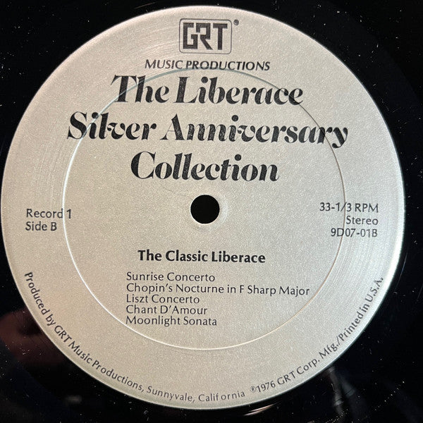 Liberace - The Liberace Silver Anniversary Collection (5x VINYL BOXSET GRT ‎– 9D07) | USED Near Mint (NM or M-) Excellent (EX)-