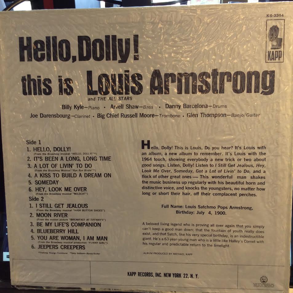Louis Armstrong - Hello, Dolly! (VINYL) | Near Mint (NM) Near Mint (NM)-