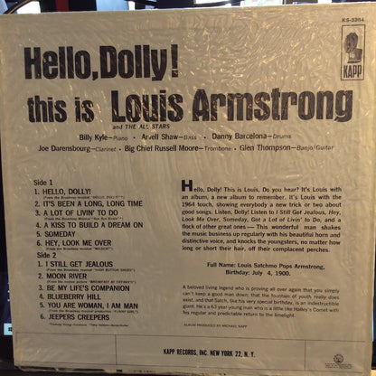 Louis Armstrong - Hello, Dolly! (VINYL) | Near Mint (NM) Near Mint (NM)-