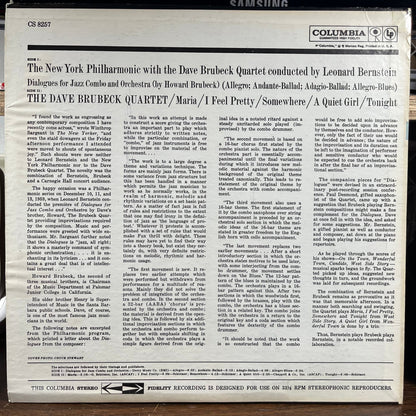 The Dave Brubeck Quartet - Music From "West Side Story" And Other Works (LP) | Near Mint (NM) Excellent+ (EX+)-