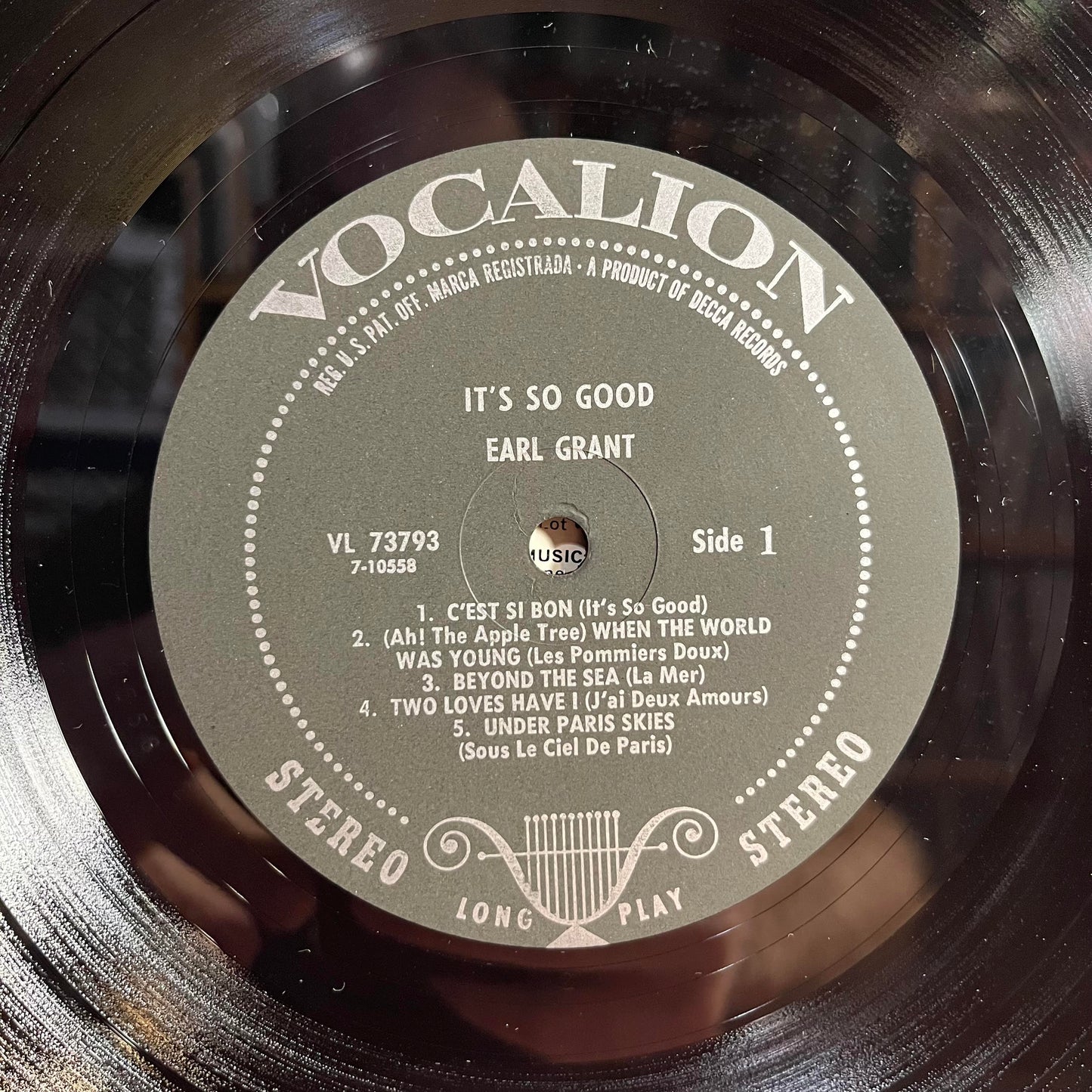Earl Grant - It's So Good | Near Mint (NM) Excellent (EX)-
