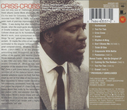 Thelonious Monk - Criss-Cross (CD) |-
