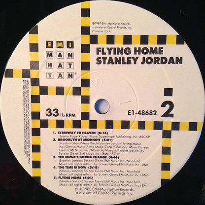 Stanley Jordan - Flying Home | Near Mint (NM) Excellent (EX)-