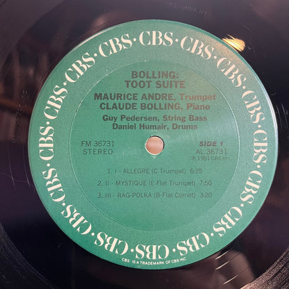 Maurice André - Bolling: Toot Suite (LP) | Near Mint (NM) Excellent+ (EX+)-