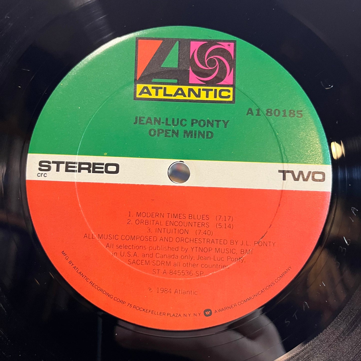 Jean-Luc Ponty - Open Mind (VINYL) | Near Mint (NM) Near Mint (NM)-