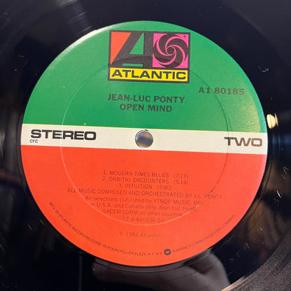 Jean-Luc Ponty - Open Mind (VINYL) | Near Mint (NM) Near Mint (NM)-