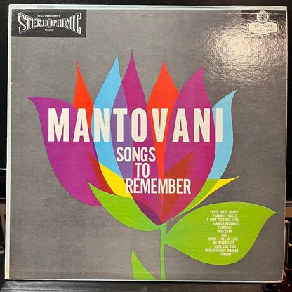 Mantovani And His Orchestra - Songs To Remember (VINYL) | Near Mint (NM) Near Mint (NM)-